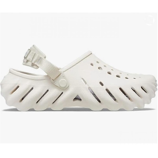 Unisex Klassiska Echo Clog Platform Skor Slip On Sandaler Tjock Sula Slide Skor Cement ash M4W6 36