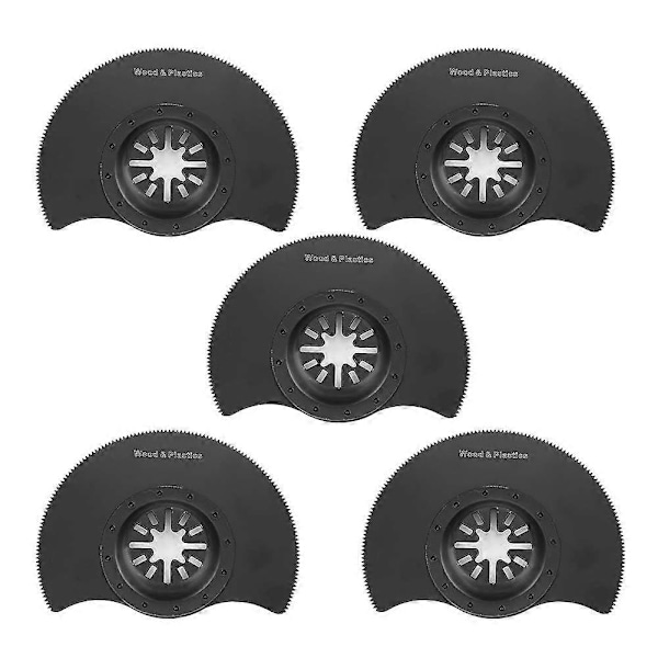 5 st 88mm Oscillerande Cirkelsågblad Multiverktyg Tillbehörsset Reparation Kolstål Skärverktyg