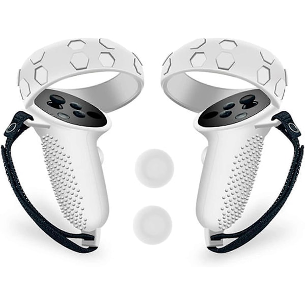 2 Kontrollskydd för Oculus Quest Tillbehör - Vit