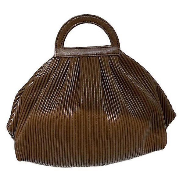 Sammetshandväska Skrynklig Design Clutch Väska Axelremsväska Crossbody Väska Ryggsäck