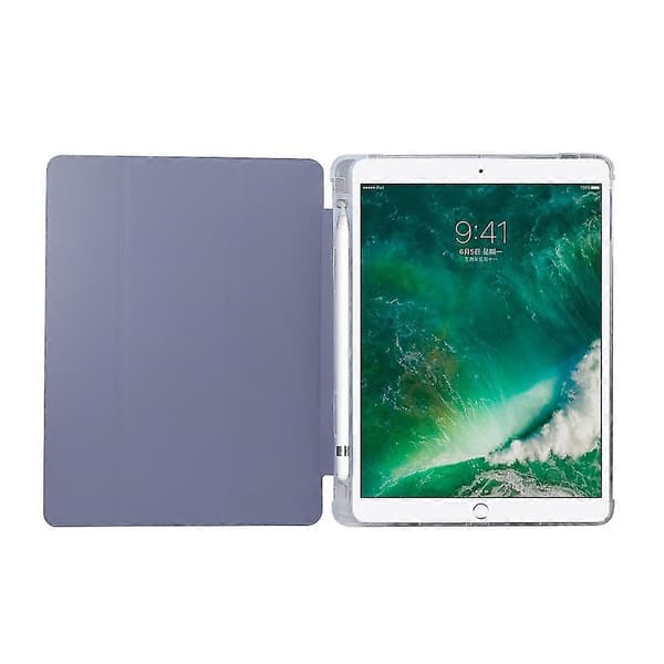 För Ipad 9.7(2018)/(2017)/air 2/air 3 - Vikbart TPU + PU Fodral