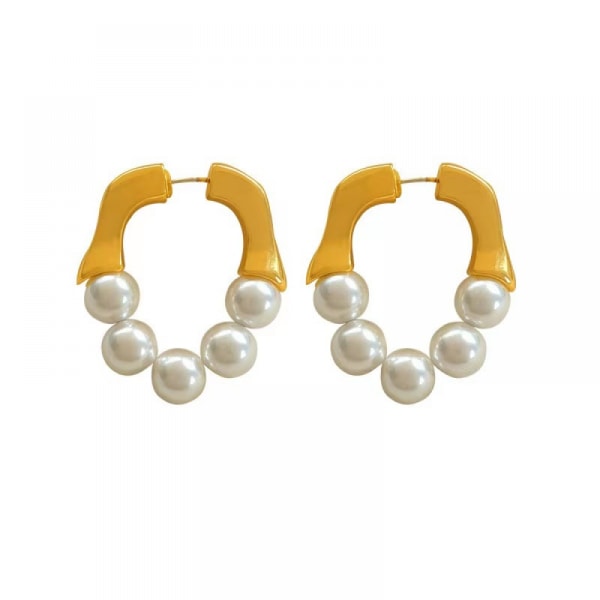Ett par dangle örhängen vintage pärlörhängen för kvinnor personliga