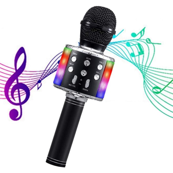 Trådlös karaokemikrofon, bärbar Bluetooth Sp