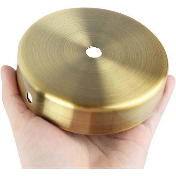 Takrosett Pendel Kabelgrepp Klämplatta för Armatur 100mm Välj Pendel Flerfärgad Komplett Set Guld