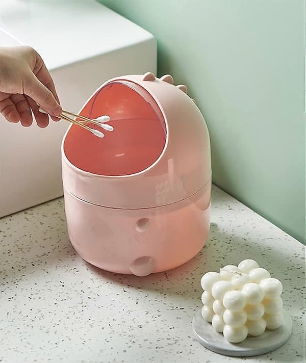 Mini Soptunna i Plast (Rosa)