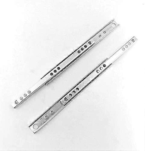Par Metall Kullager Lådskenor för Möbel Låddjup 342mm
