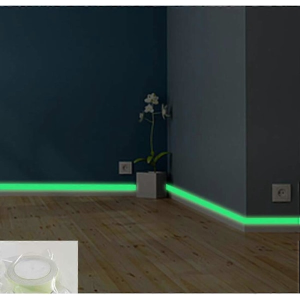 Självhäftande Självlysande Tejp, Fluorescerande Tejp 5m x 5cm Självlysande Tejp