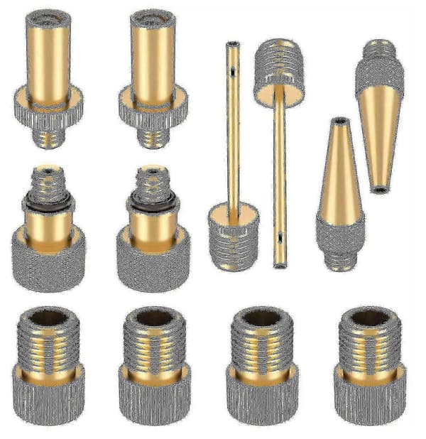 Cykelpump Ventilställ Adapter Set Inget Luftläckage För Cykelpump (ruipei)
