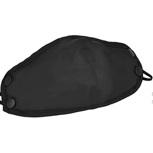 Vinter Varm Kattunge Broderad Vindtät Mask Öronskydd Mössa (svart)