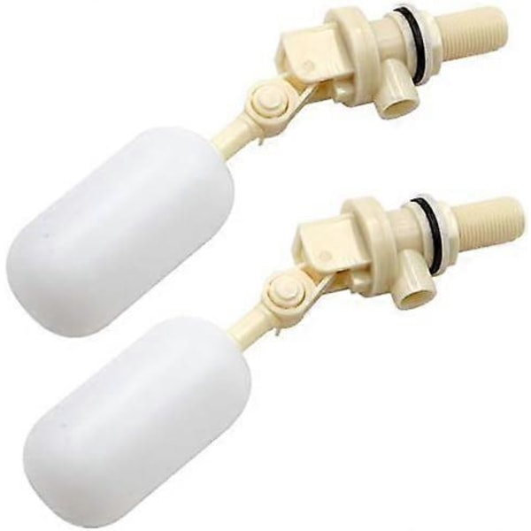2-pack Flytventil för Automatisk Påfyllning av Vattenkoppar för Hundar, Nötkreatur och Får, Kulventil Automatisk Avstängning 1/2\" NPT