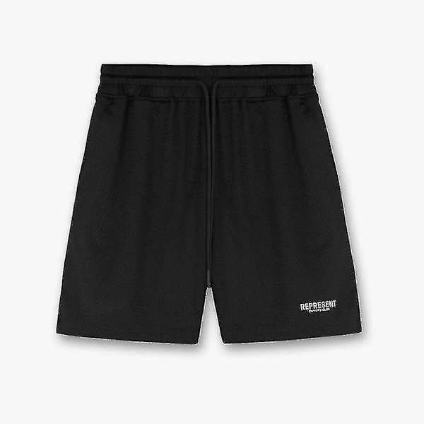 2022 Nya Sommar Herr Kort Sweatpants Casual Mesh Hip Hop Mode Fitness Sportshorts Löpning Plus Size Jogger