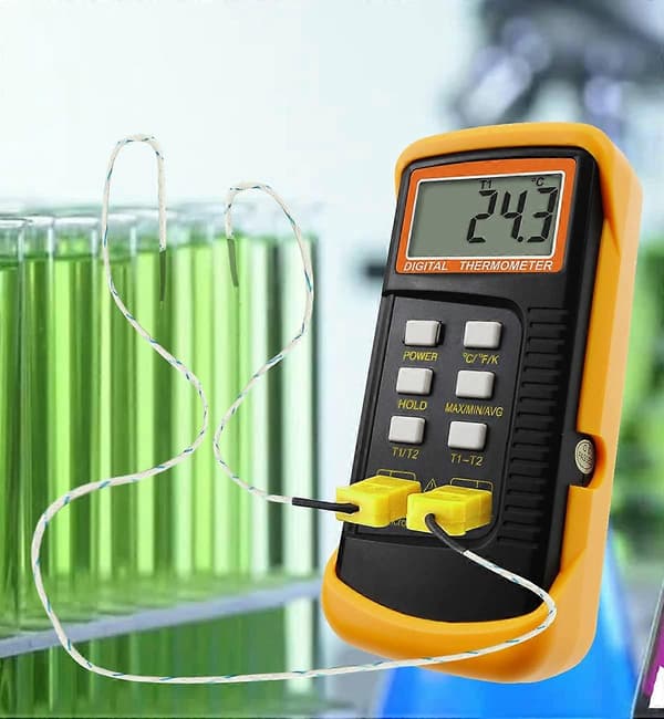 Digital K-Typ Termoelement Termometer (-50~1300C) (Trådbunden och Rostfri)