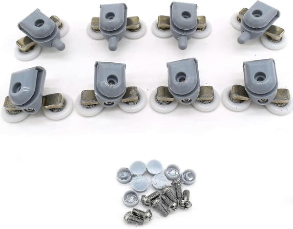 8-pack Dubbla Duschdörrsrullar 23 mm Diameter Badrumsreservdelar