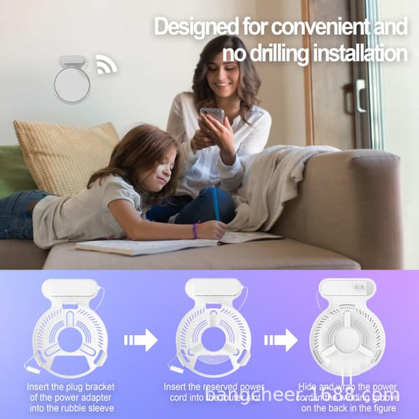 Router Väggfäste Kompatibelt med TP-Link Deco BE23/BE25/BE3600/BE5000 Wifi 7 Väggfäste Hem WiFi System