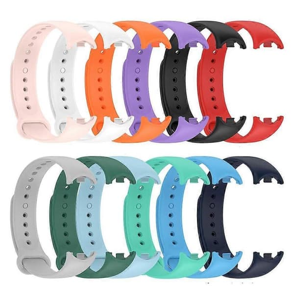 Midnattsblå Silikonarmbandsrem för Xiaomi Mi Band 8/9 Smart Armbandsur