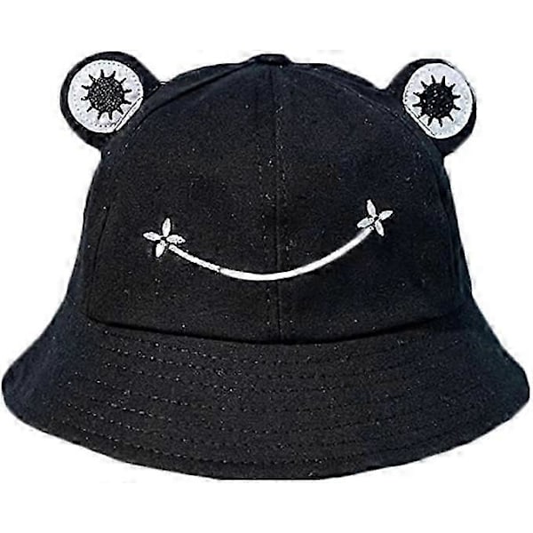 Fiskarhatt för damer, groda, solhatt, unisex, hopfällbar bucket hat för utomhusbruk, sommar, för camping, vandring, fiske, grön