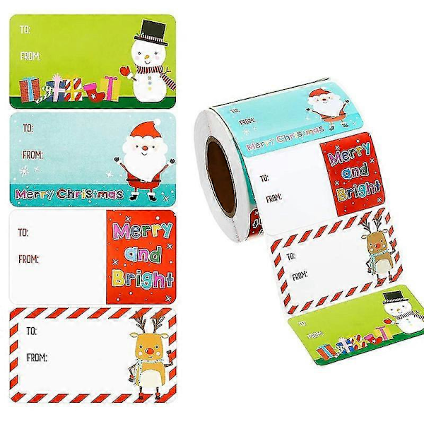 500 st Kuvert God Jul Dekorationer För Hemmet 2023 Jul Xmas Förslutningsetiketter DIY Gåvor Presentförpackningsdekaler