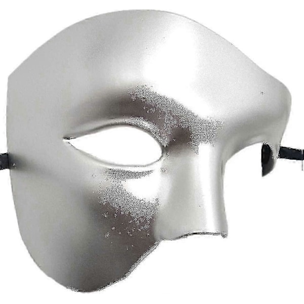 Maskeradmask Vintage Fantomen På Operan Enögd Halv ansiktskostym