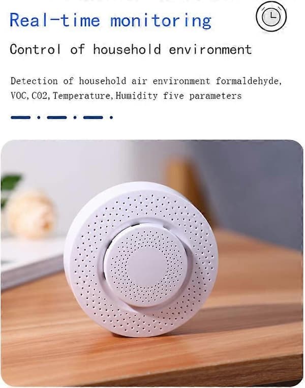 Smart Air Box 5 i 1 Detektor Formaldehydtestning VOC CO2