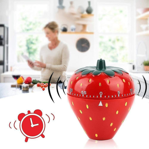 Strawberry Shape Kitchen Timer 60 Minute Kitchen T