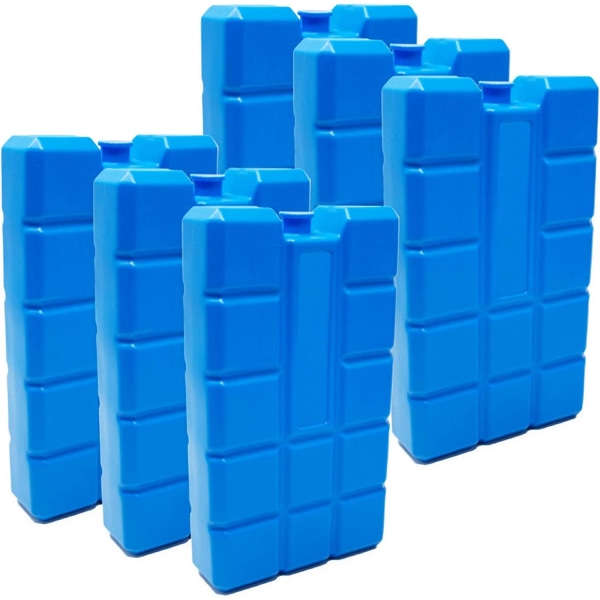Set med 6 isförpackningar med 400 ml vardera, 6 Blue Coolin