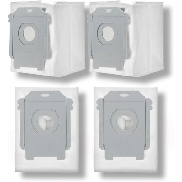 4 dammsugarpåsar för iRobot Roomba, stor kapacitet