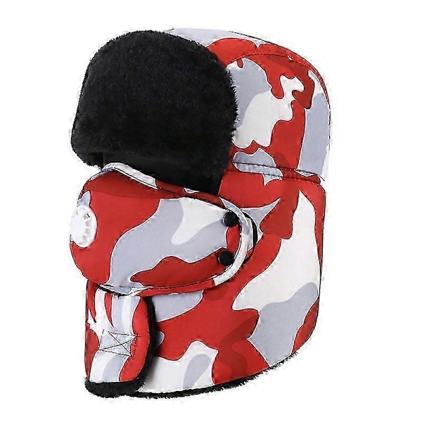 Vinter utomhus håll varm Unisex Aviator Trooper Öronlapp Skidmössa