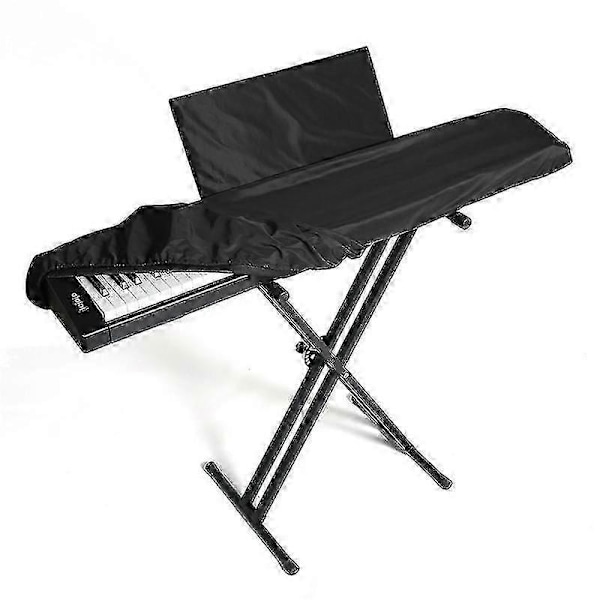 Dammskydd för Piano Keyboard med 88 Tangenter, med Notställsskydd, Elektriskt Pianoskydd, Dammtätt A