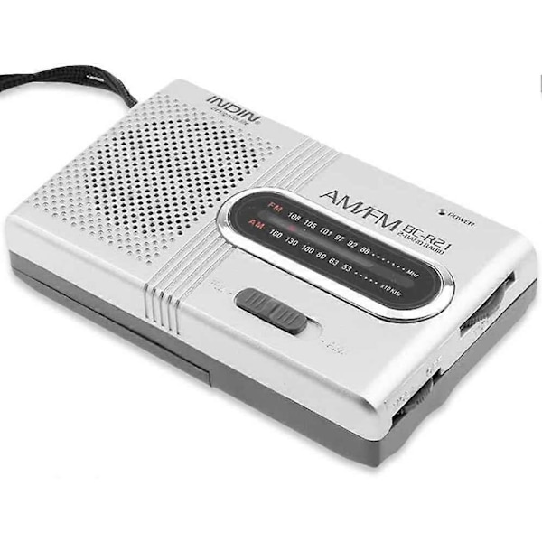 Mini Retro Stil Fickradio 2 Band AM-FM BC-R21 Batteridriven