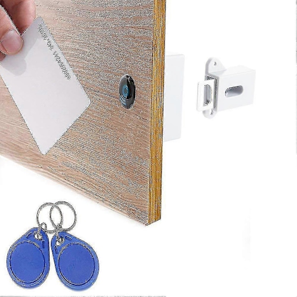 Osynligt elektroniskt skåplås, dolt lås, DIY RFID-lås för träskåp, låda, skåp