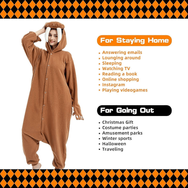 Unisex Vuxen Onesie Pyjamas Djur Heldräkt Halloween Kostym Jul Sovkläder Jumpsuit Walrus X-Large