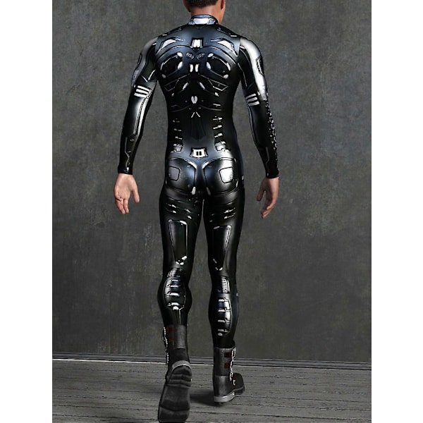 Robotdräkt Herr, Utomjordingdräkt Herr, Festivaldräkter För Herrar, Rave-dräkt Herr, Festival Bodysuit Herr, Rave Bodysuit Herr, Pardräkter S