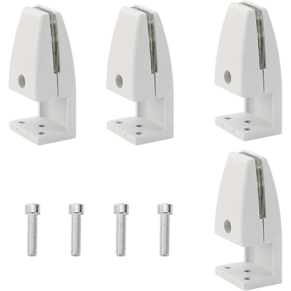 4-pack Skrivbordsavdelare Klämmor, Aluminiumlegering Nysskydd Klämmor, Klassrum Sekretesspanel Klämmor (5-20mm)