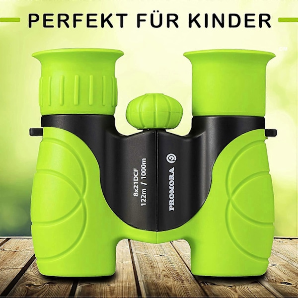 Barnkikare - 8X21 - Komplett set med förstoringsglas för 4 5 6 7 8 år gamla pojkar &amp; flickor