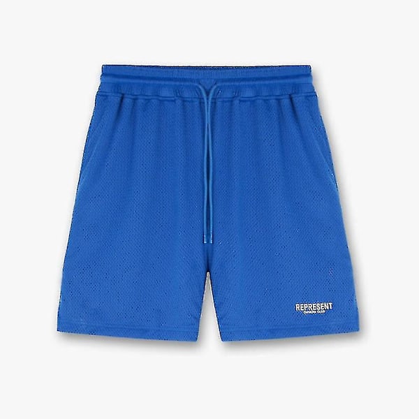 2022 Nya Sommar Herr Kort Sweatpants Casual Mesh Hip Hop Mode Fitness Sportshorts Löpning Plus Size Jogger