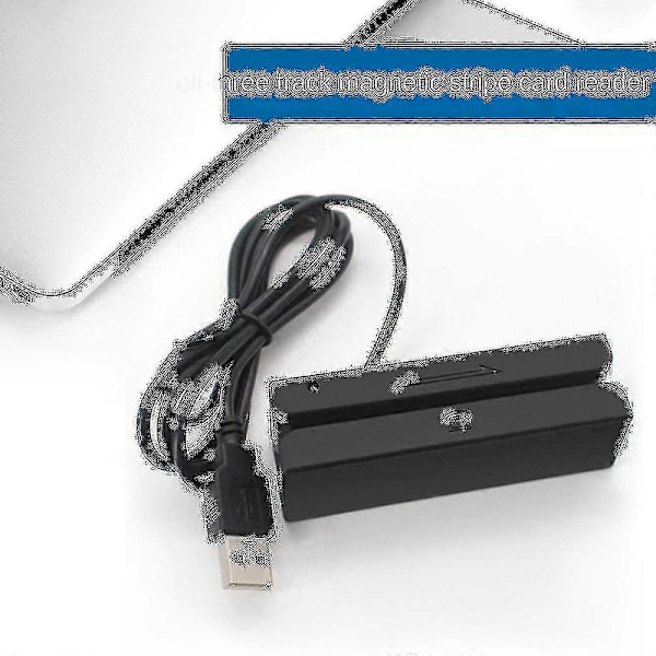 Msr90 Usb Magnetremskortläsare Kortläsare Stripe 3 Spår Mini Swiper För Usb Pc