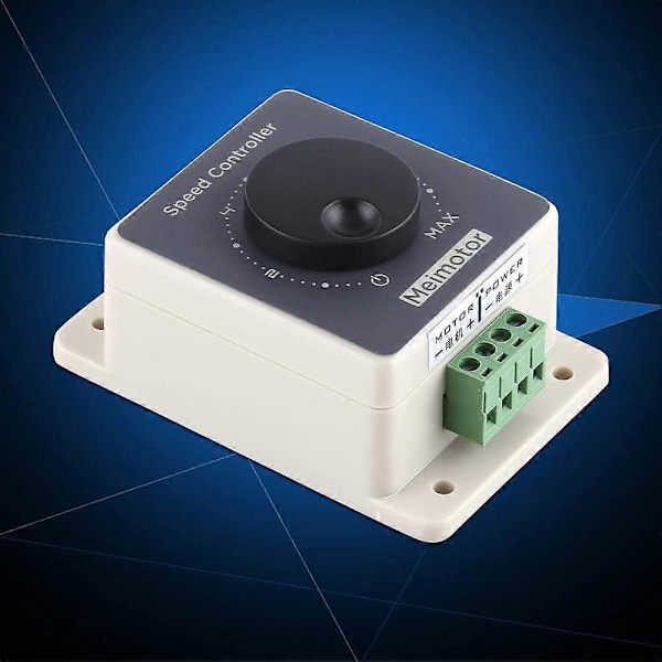 2V Motorvarvtalsregulator, 10-60V 20A DC Pulsbreddsmodulator PWM Motorvarvtalsregulator Vattentätt Skal