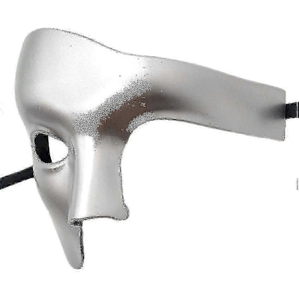 Maskeradmask Vintage Fantomen På Operan Enögd Halv ansiktskostym