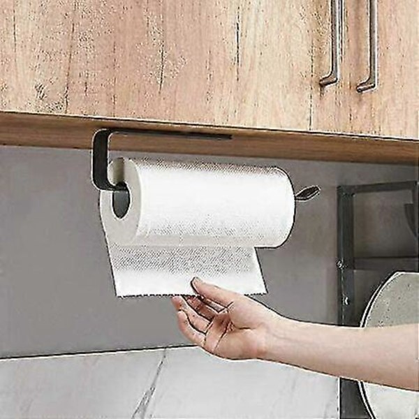 Pappershanddukshållare, Köksrullhållare, Köksrullhållare för underskåp, Köksrullhållare Ingen borrning (a-29,5cm)
