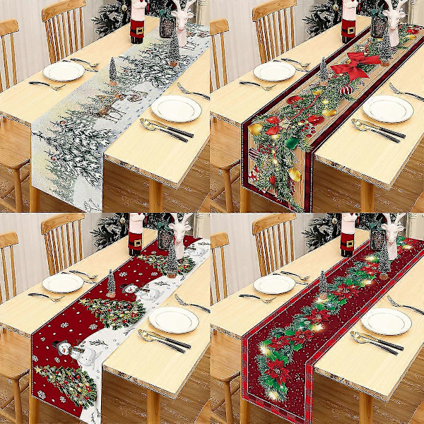Bordslöpare Juldekorationer För Hemmet 2023 Duk Julprydnad Navidad Natal Nyårsgåva 2024