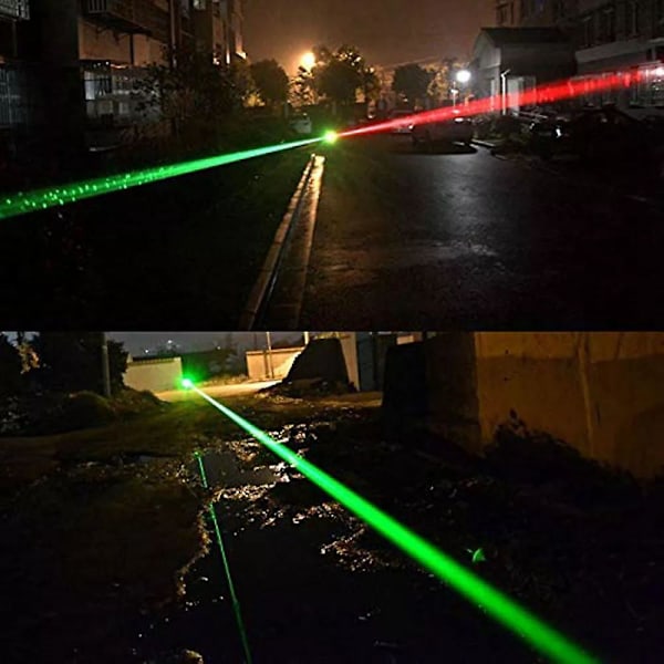 Laserpekare, Högeffekts Grön Laserpekare - Svart
