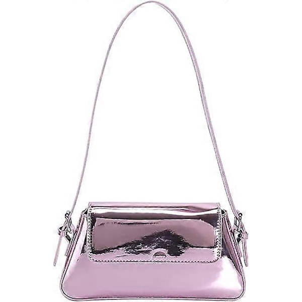 Kvinnors Aftonväska Y2k Metallisk Glittrig Handväska Liten Plånbok Mode Axelremsväska Party Laser Läder Crossbody Väskor