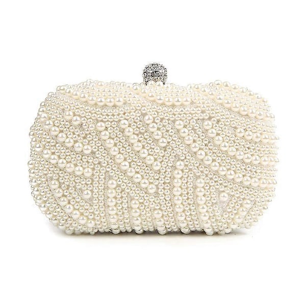 Handgjord Lyxig Pärl Clutch