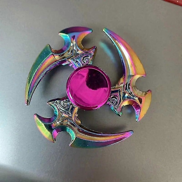 Ny 28 Stil Färgglad Metall Fidget Spinner Dekompression Legering Regnbåge Hand Spinner Edc Vuxen Finger Stress Relief Leksak Grossist_Italiensk Design 30