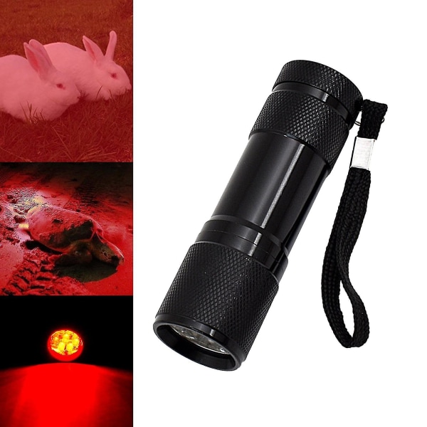 9 Led 670nm Röd Beam Light Ficklampa Against Dete d2db | Fyndiq