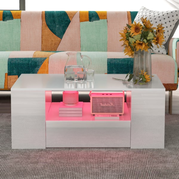Modernt soffbord högblank vardagsrumsmöbler