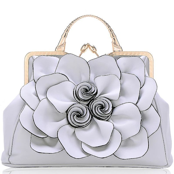 Kvinnor Handtag Väskor Plånböcker Ros Blomma Damhandväska