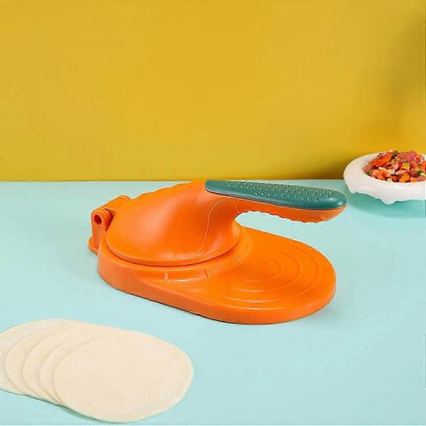 Mini Manuell Tortillapress, Dumplingpress, Dumplingform, Rosa