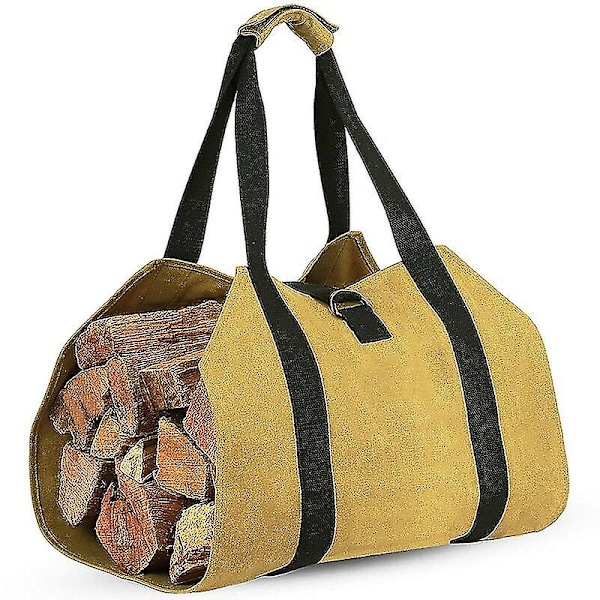 Säck med Ved Khaki