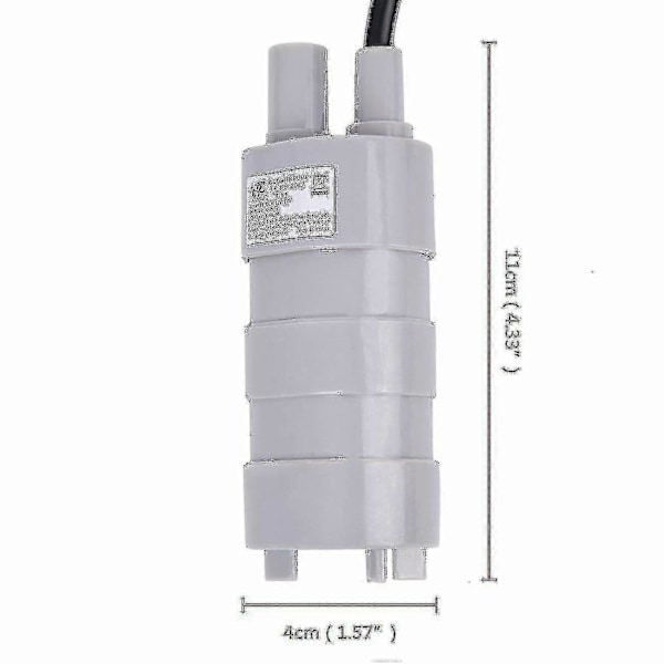 12V Dränkbar Färskvattenpump 10 Lpm Passar Thetford C2 C200 Cwe Cs C402 Kassettoaletter